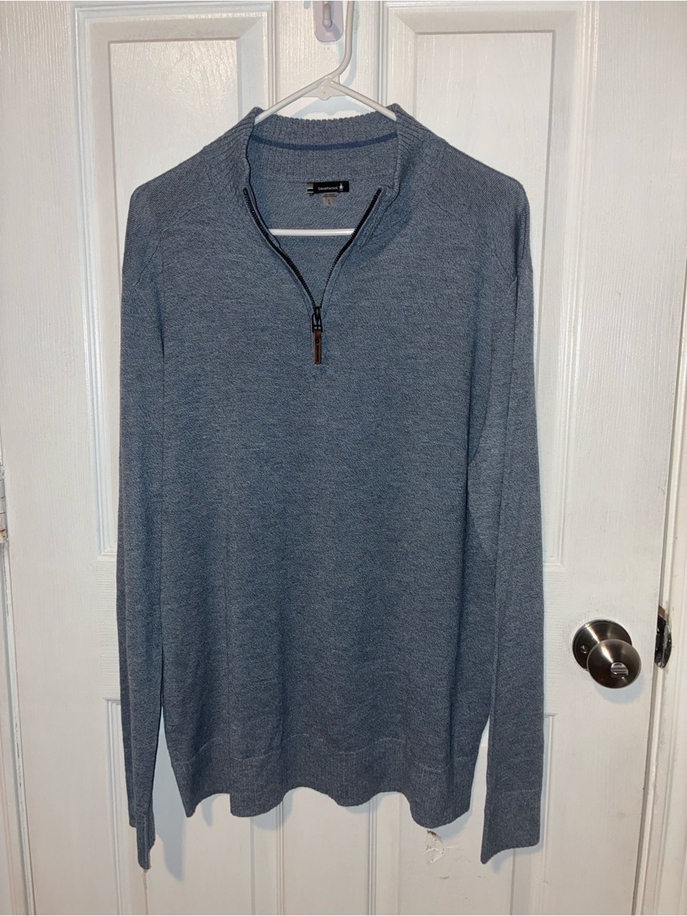 Smartwool Men's Sparwood Half Zip Sweater Pullover size L merino blend